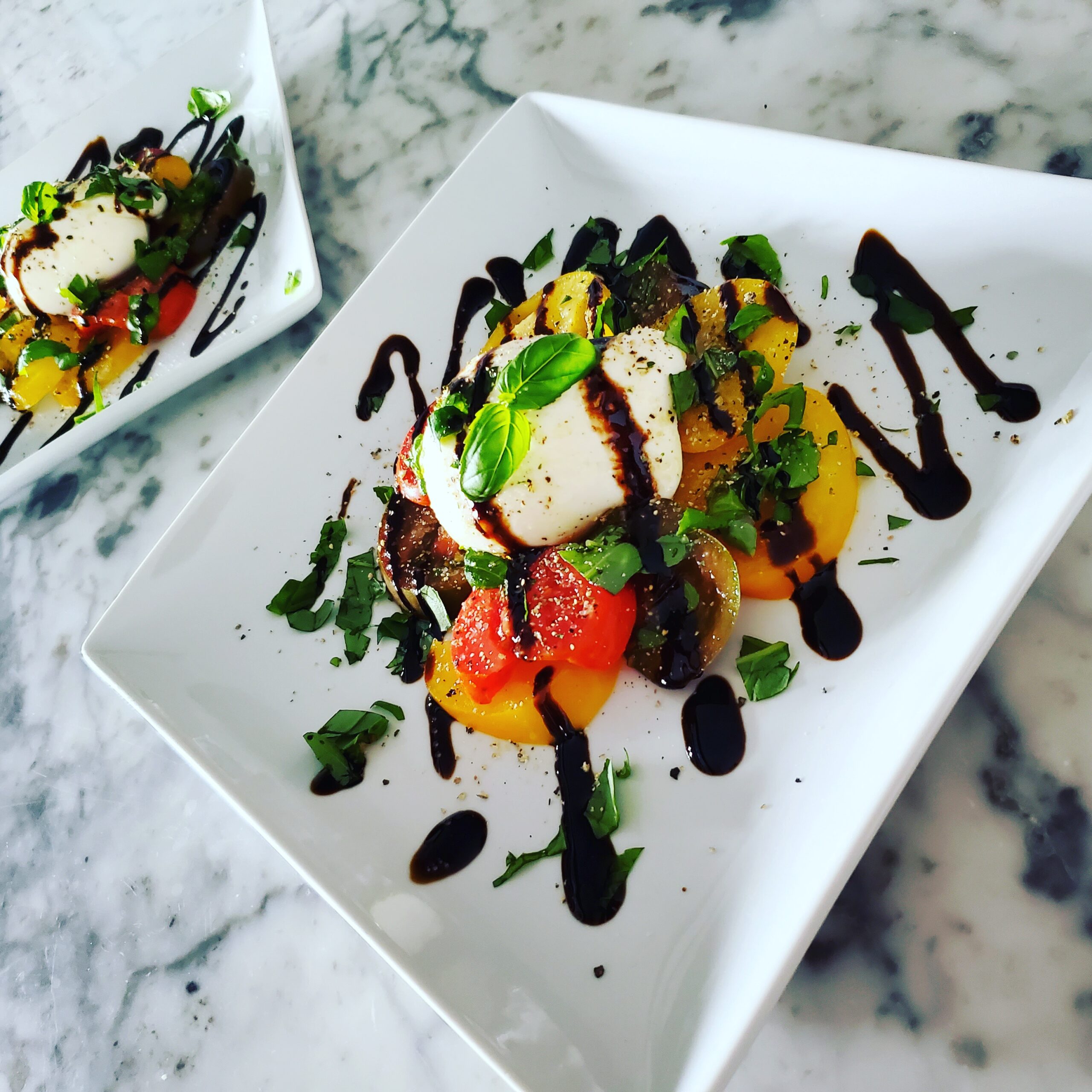 Burrata and Heirloom Tomato Caprese Salad