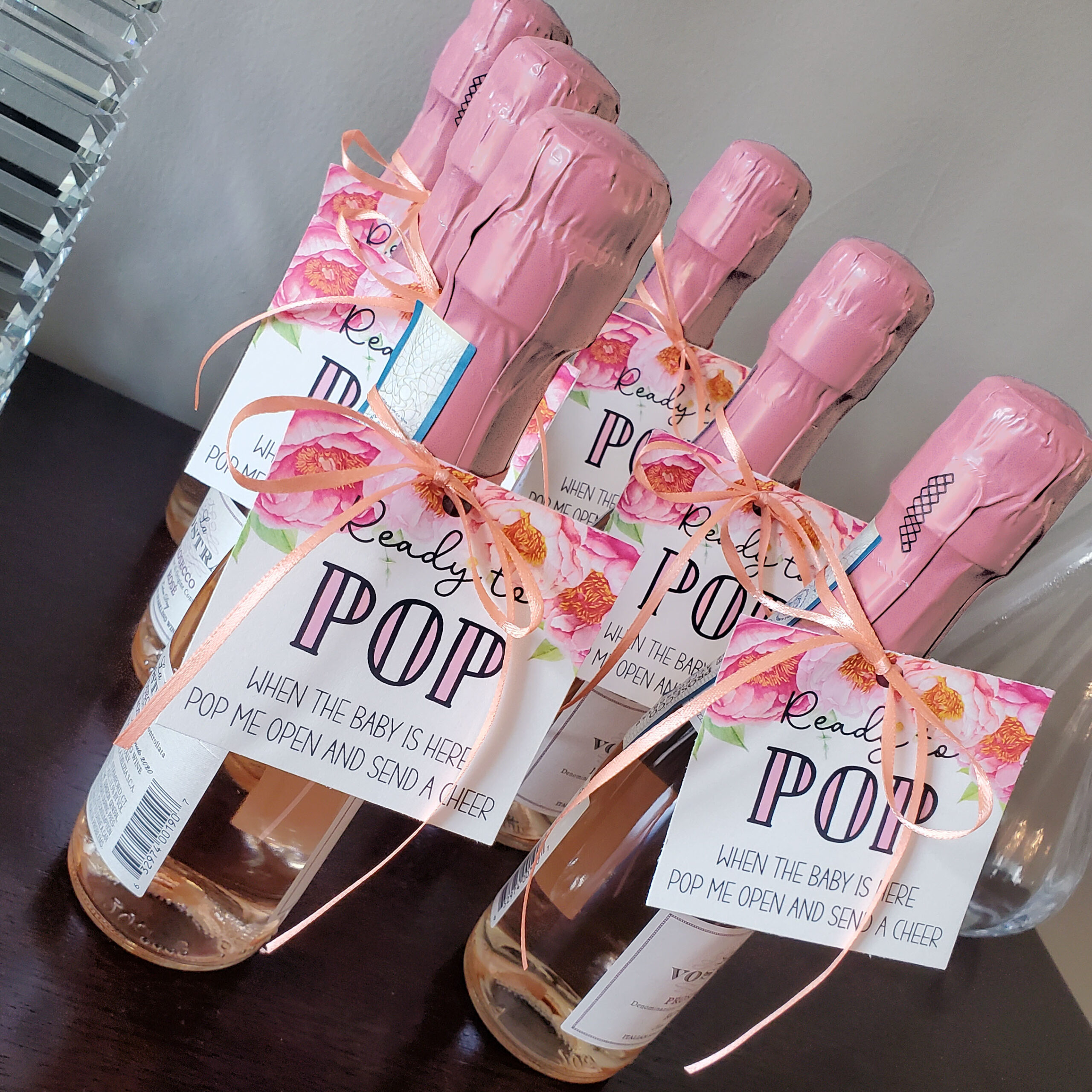 Baby Shower Themed Champaign Bottles