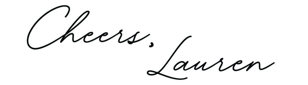 Cheers, Lauren