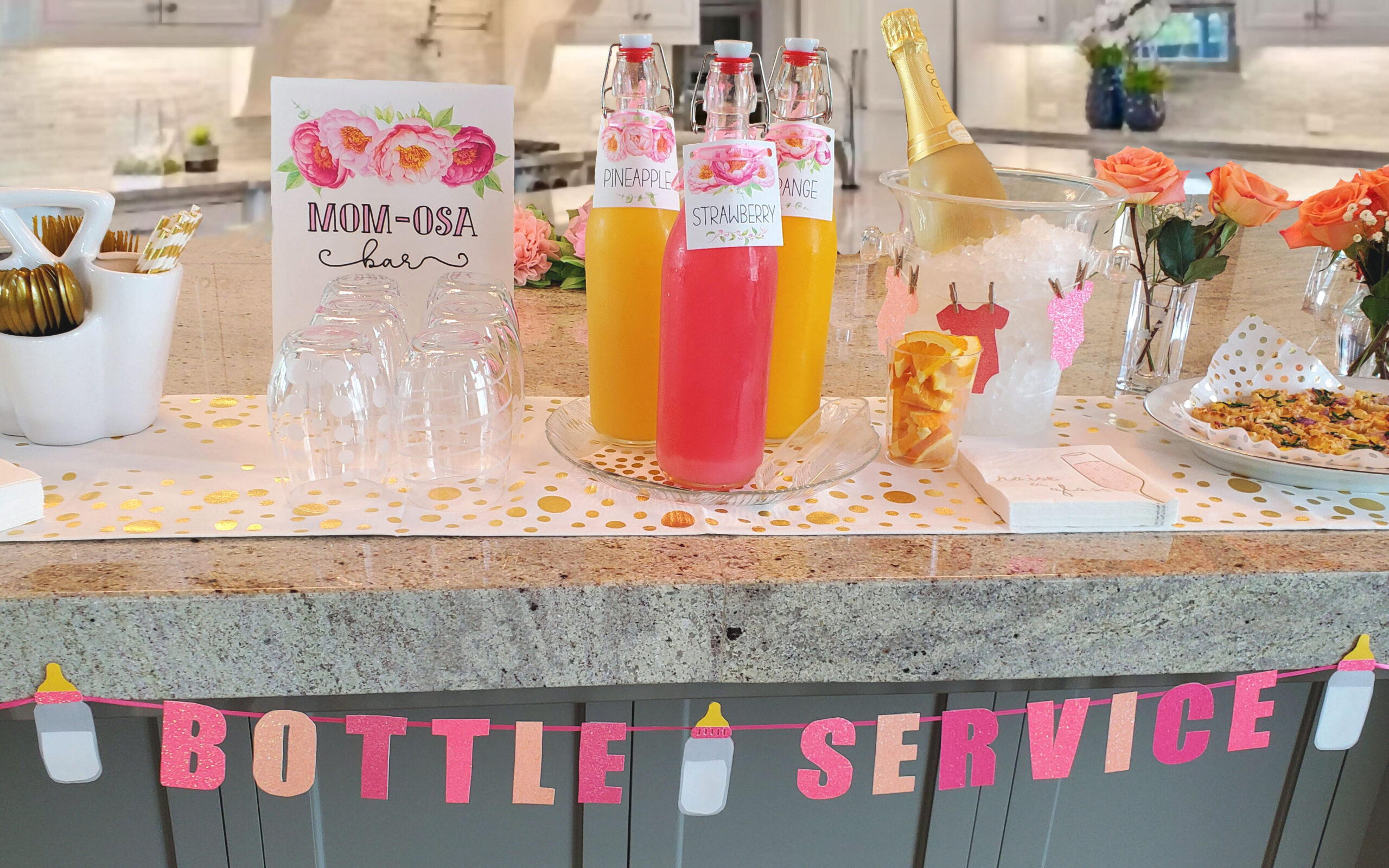 Baby Girl Brunch Mom-osa Bar