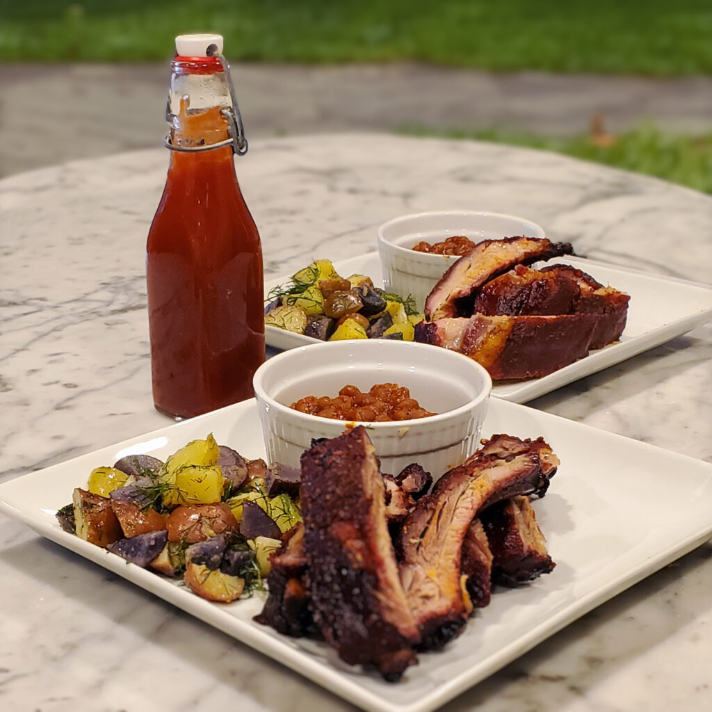 BBQ Sauce with Ribs