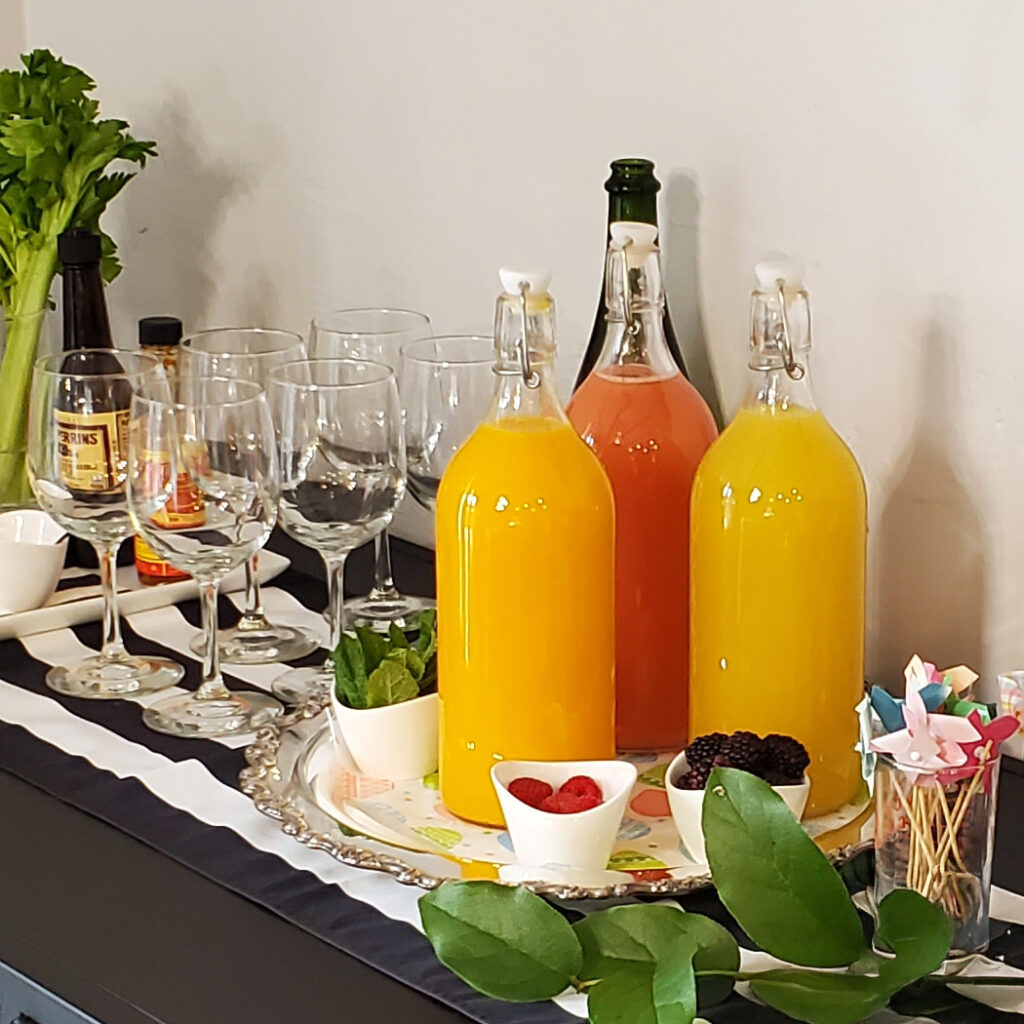 brunch mimosa bar